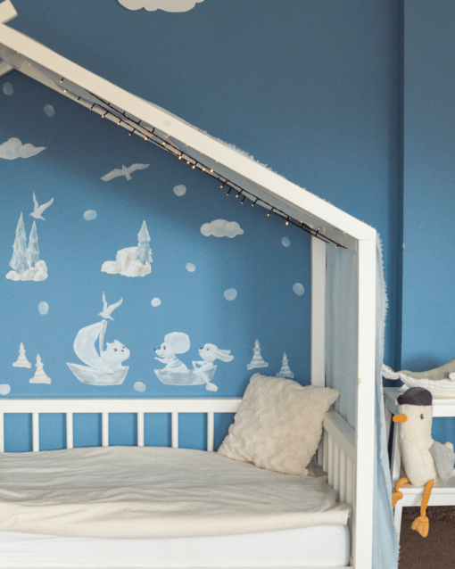 autocolant perete pentru baieti textil repozitionabil aventuri pe mare