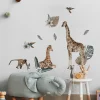 autocolant de perete girafe