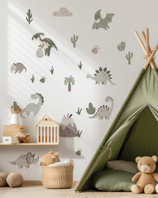 Autocolant perete dinozauri pentru baieti