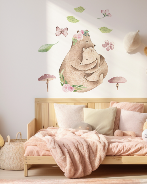 autocolant perete pentru copii cu animale