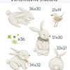 dimennsiuni stickere perete textile pentru copii iepruasi stelute
