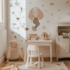 AUTOCOLANT PERETE TEXTIL SIRENA camera fete